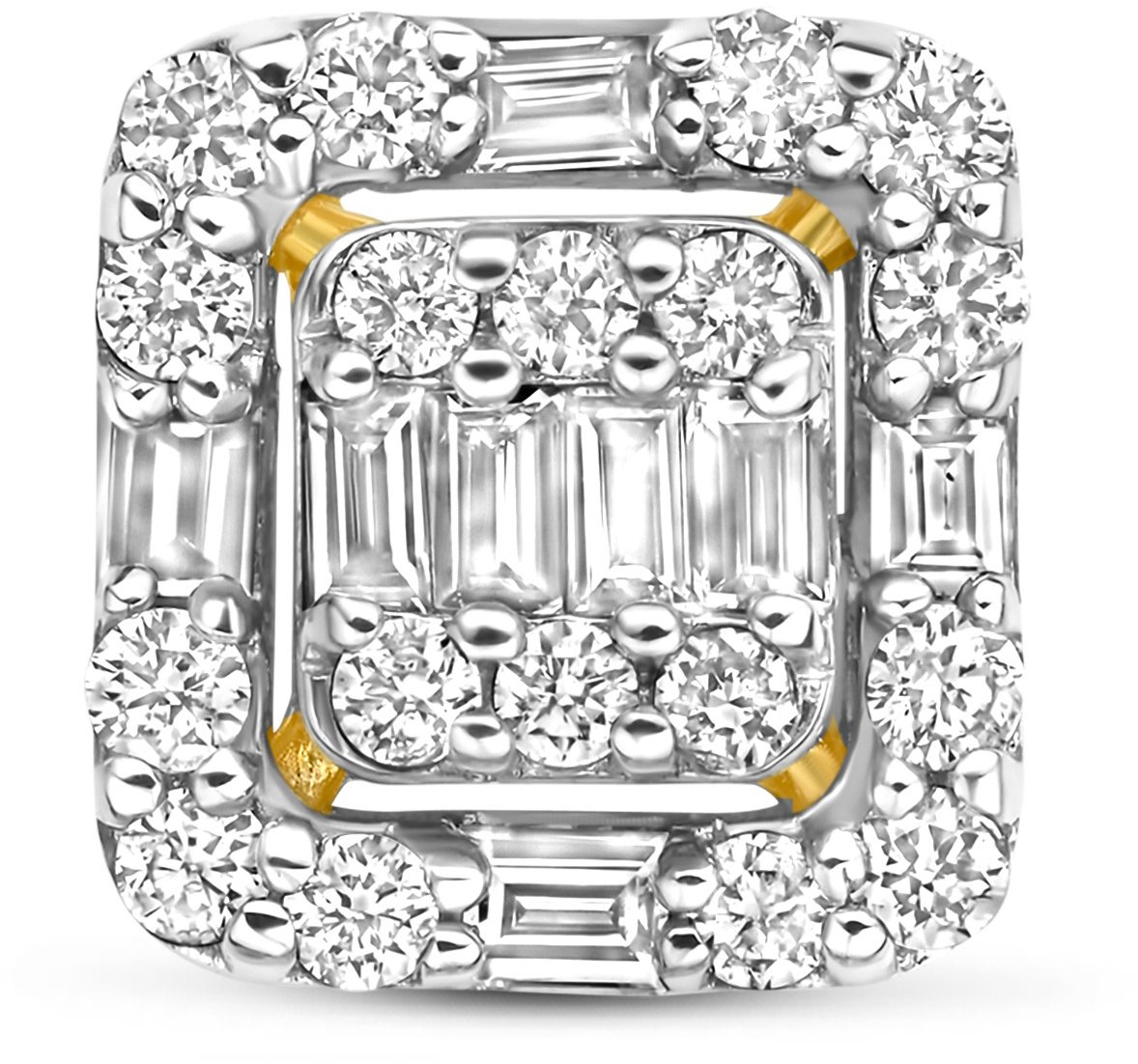 Isabel Bernard De la Paix Elena Oorbellen met Diamant Goud