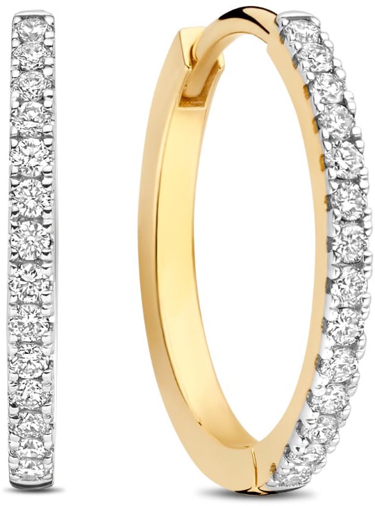 Isabel Bernard De la Paix Madeline Oorbellen met Diamant Goud
