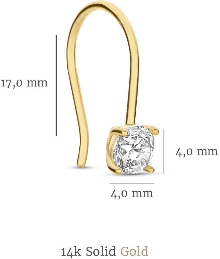 Isabel Bernard Rivoli Elise - Oorbellen - Goud Goud