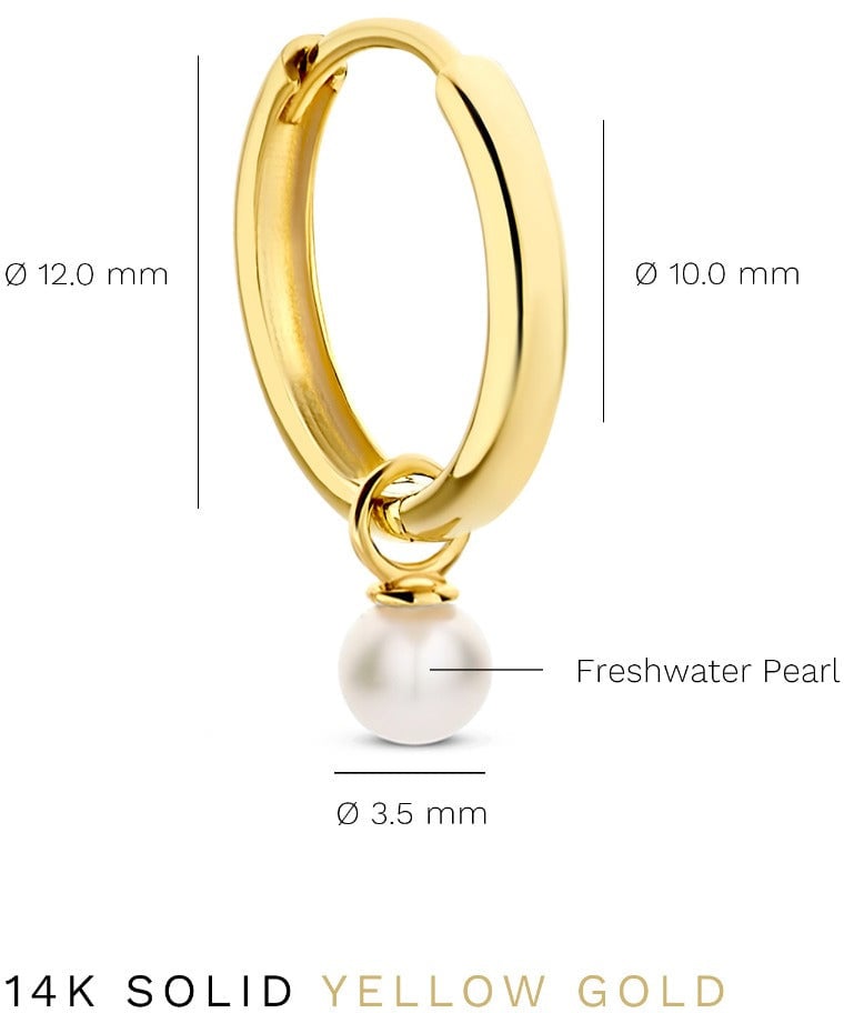 Isabel Bernard Belleville Luna - Oorbellen - Goud Goud