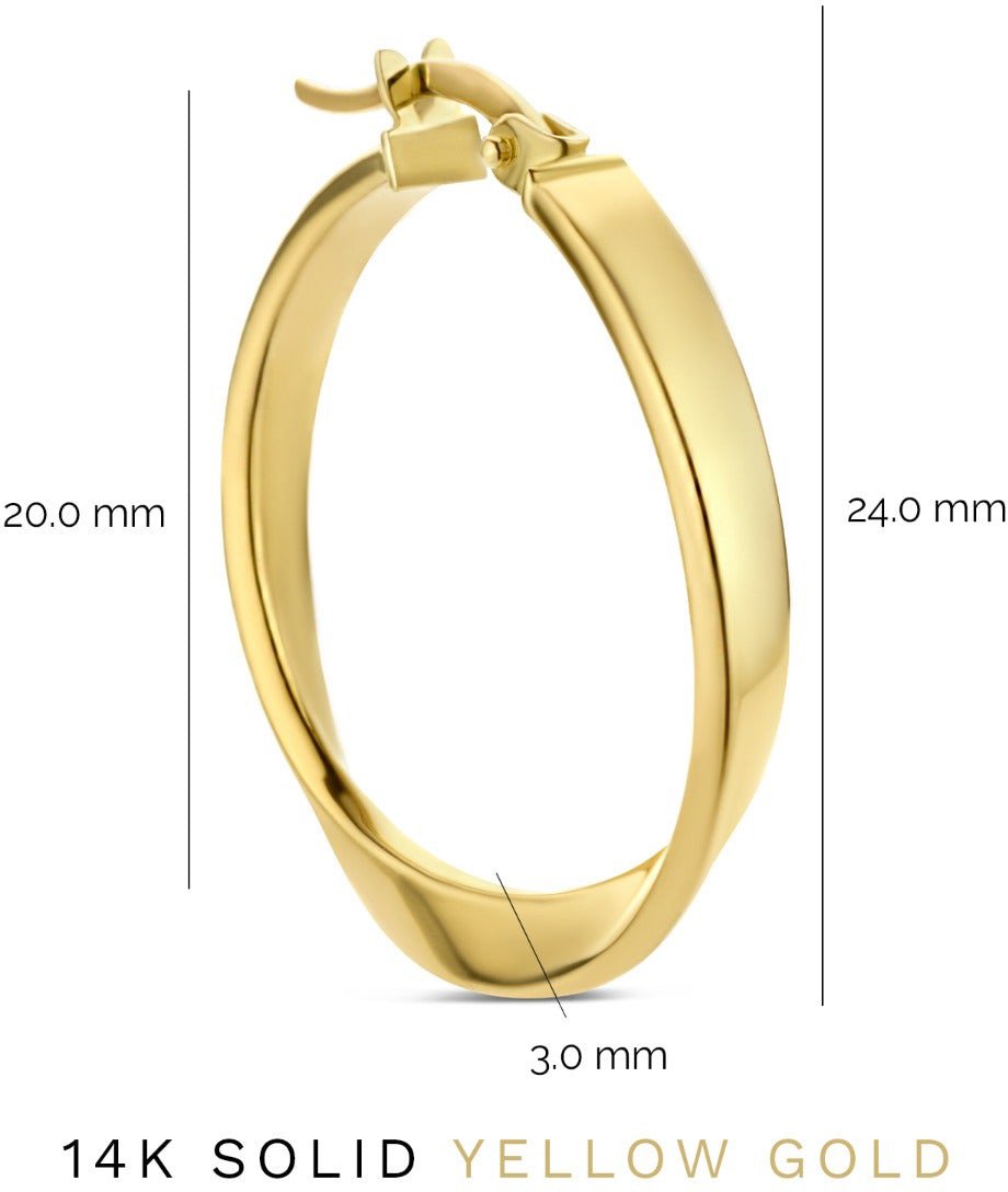 Isabel Bernard Rivoli Maryn - Oorbellen - Goud Goud