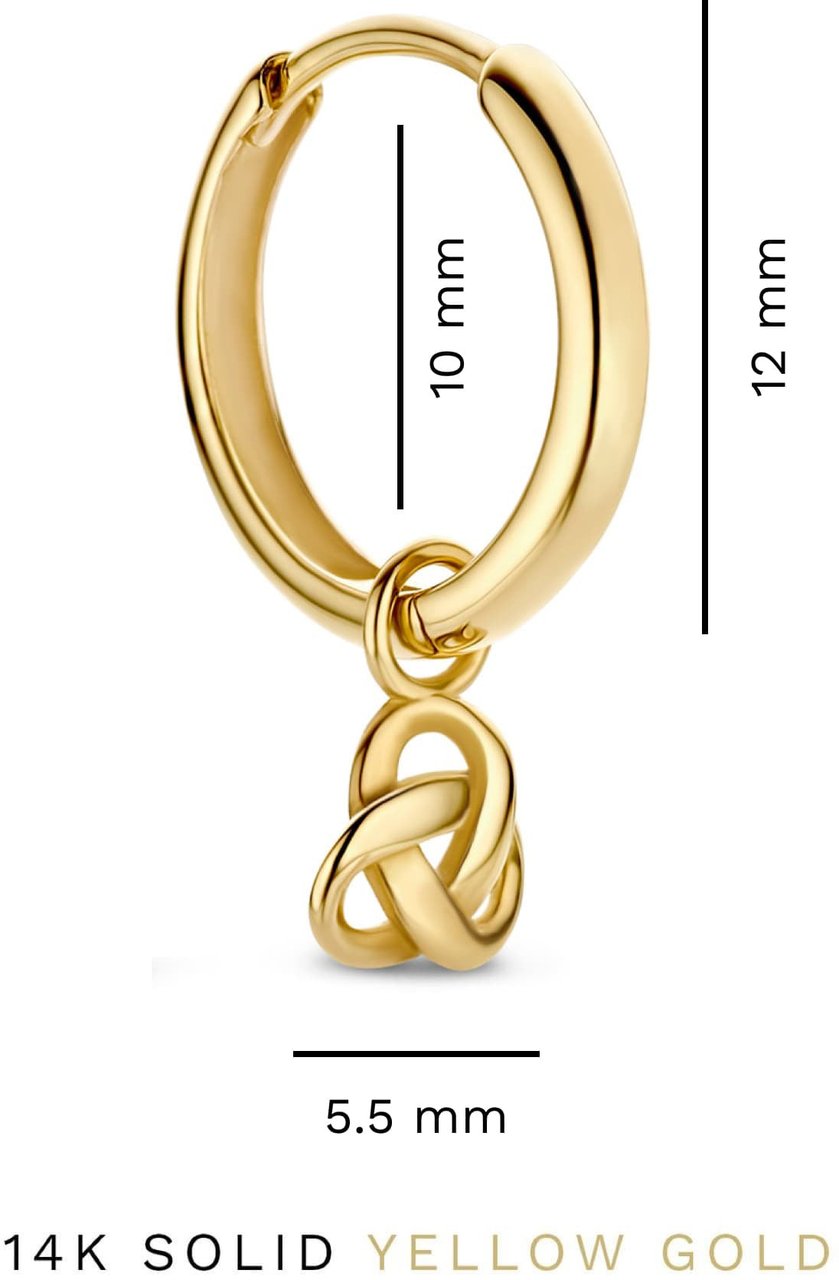 Isabel Bernard Rivoli Meline - Oorbellen - Goud Goud