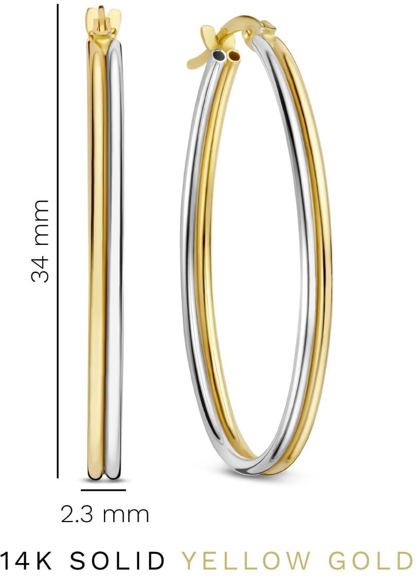 Isabel Bernard Rivoli Flori - Oorbellen - Goud Goud