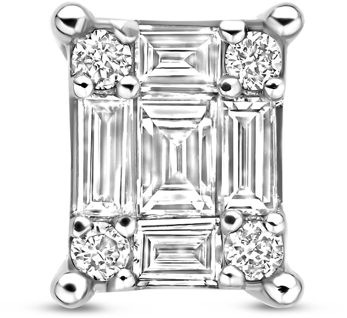 Isabel Bernard De la Paix Maxime - Oorbellen - Witgoud Zilver