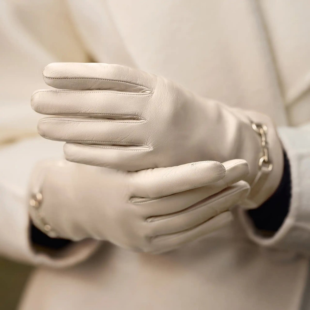 Isabel Bernard Honoré Marcelia - Handschoenen - Crème Beige