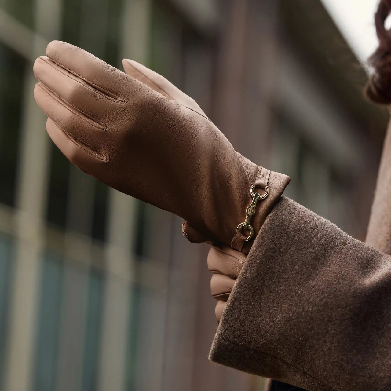 Isabel Bernard Honoré Marcelia - Handschoenen - Taupe Taupe
