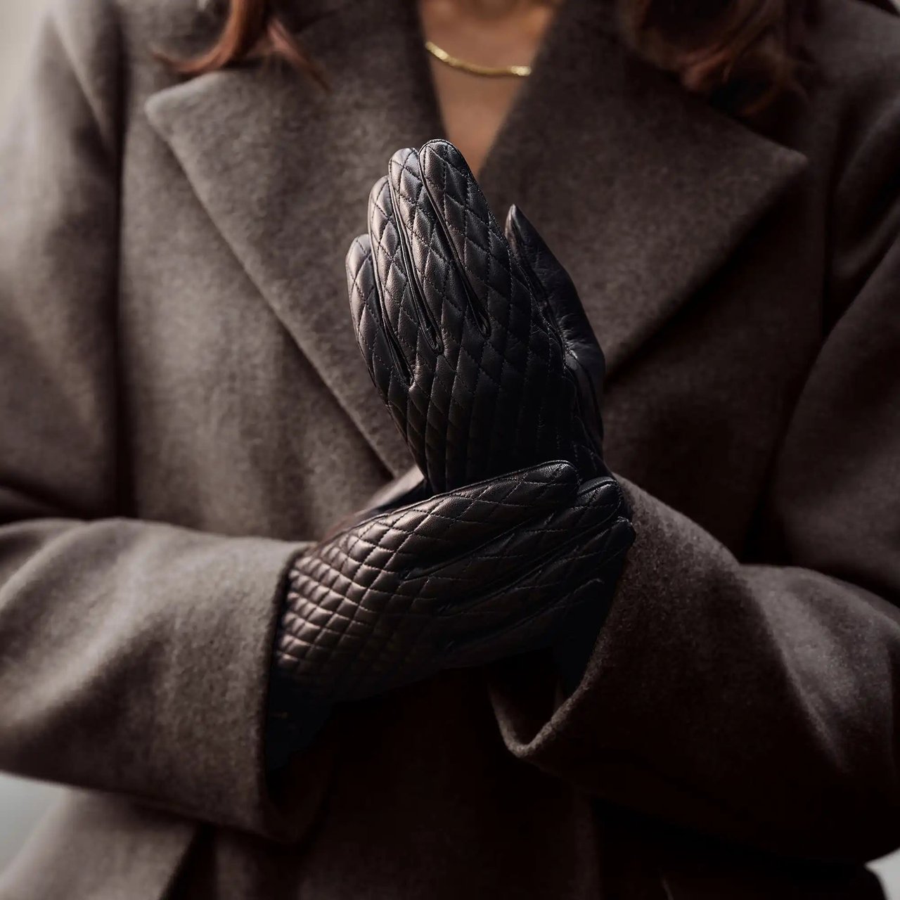 Isabel Bernard Honoré Rosette - Handschoenen - Zwart Zwart