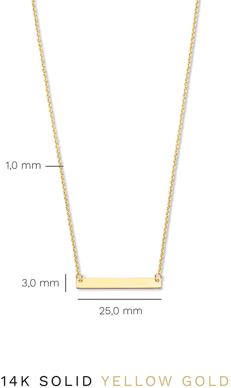 Isabel Bernard Monceau Lise - Ketting - Goud Goud