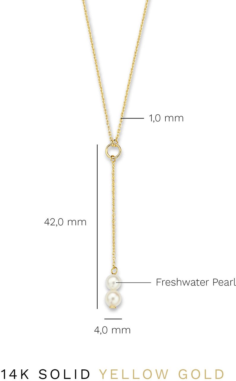 Isabel Bernard Belleville Luna - Ketting - Goud Goud