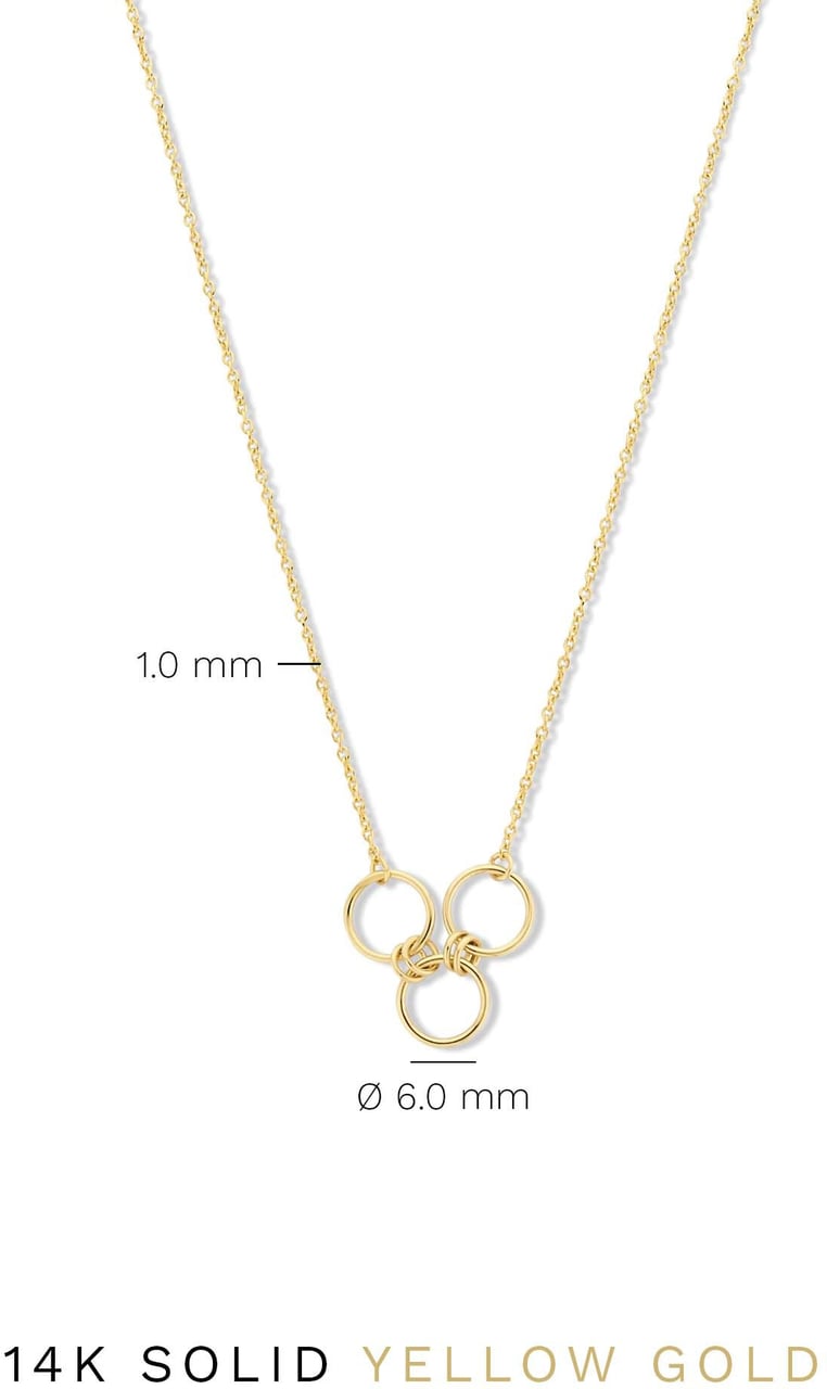 Isabel Bernard Belleville Anna - Ketting - Goud Goud