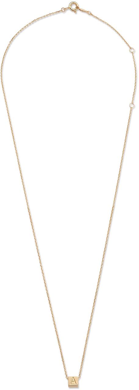 Isabel Bernard La Concorde - Ketting - Roségoud - Letter Z Roze