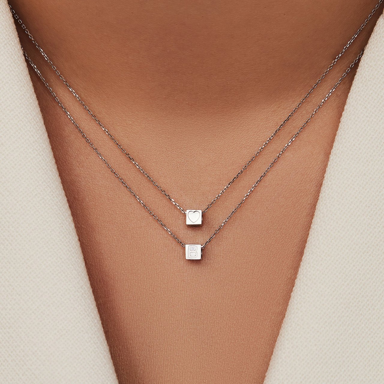 Isabel Bernard Saint Germain Felie - Ketting - Witgoud - Letter Z Zilver