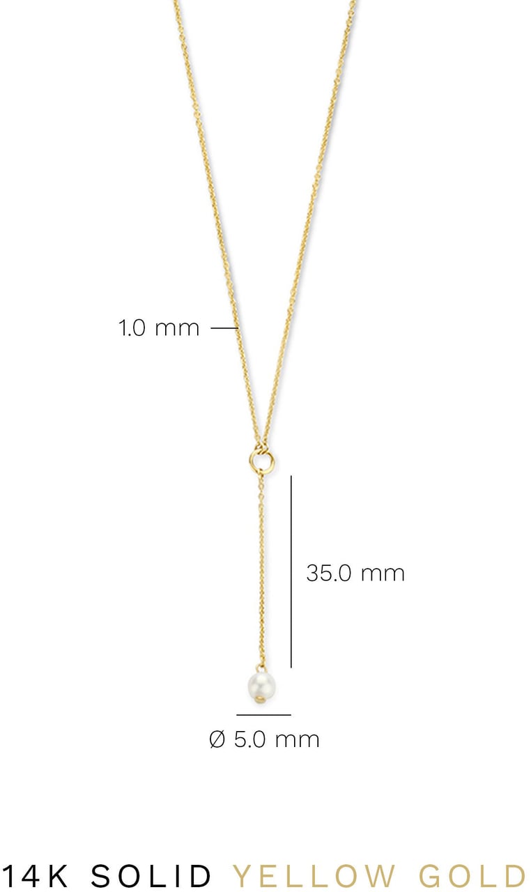 Isabel Bernard Belleville Luna - Ketting - Goud Goud