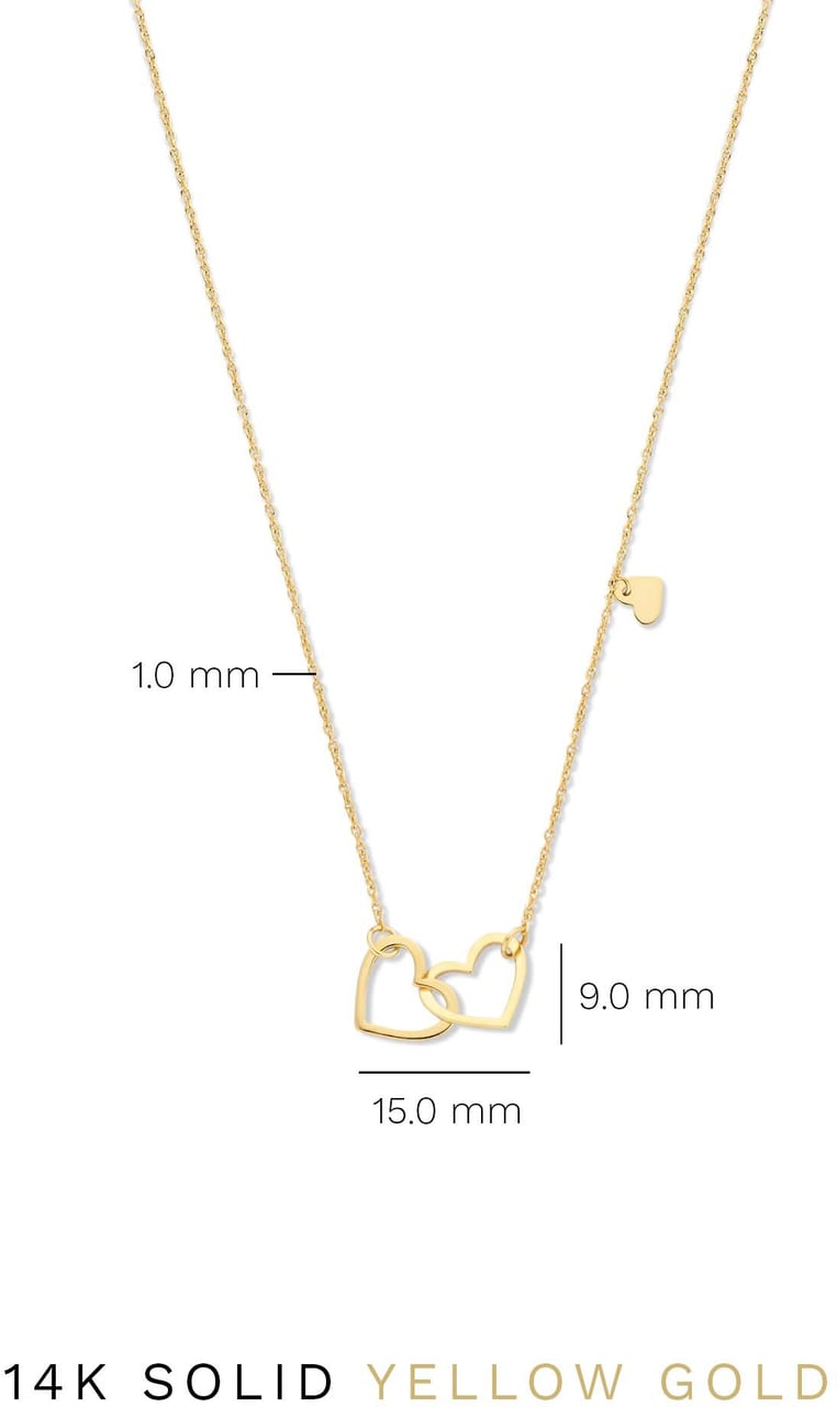 Isabel Bernard Belleville Amore - Ketting - Goud Goud