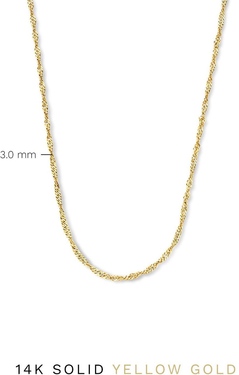 Isabel Bernard Rivoli Lilou - Ketting - Goud Goud