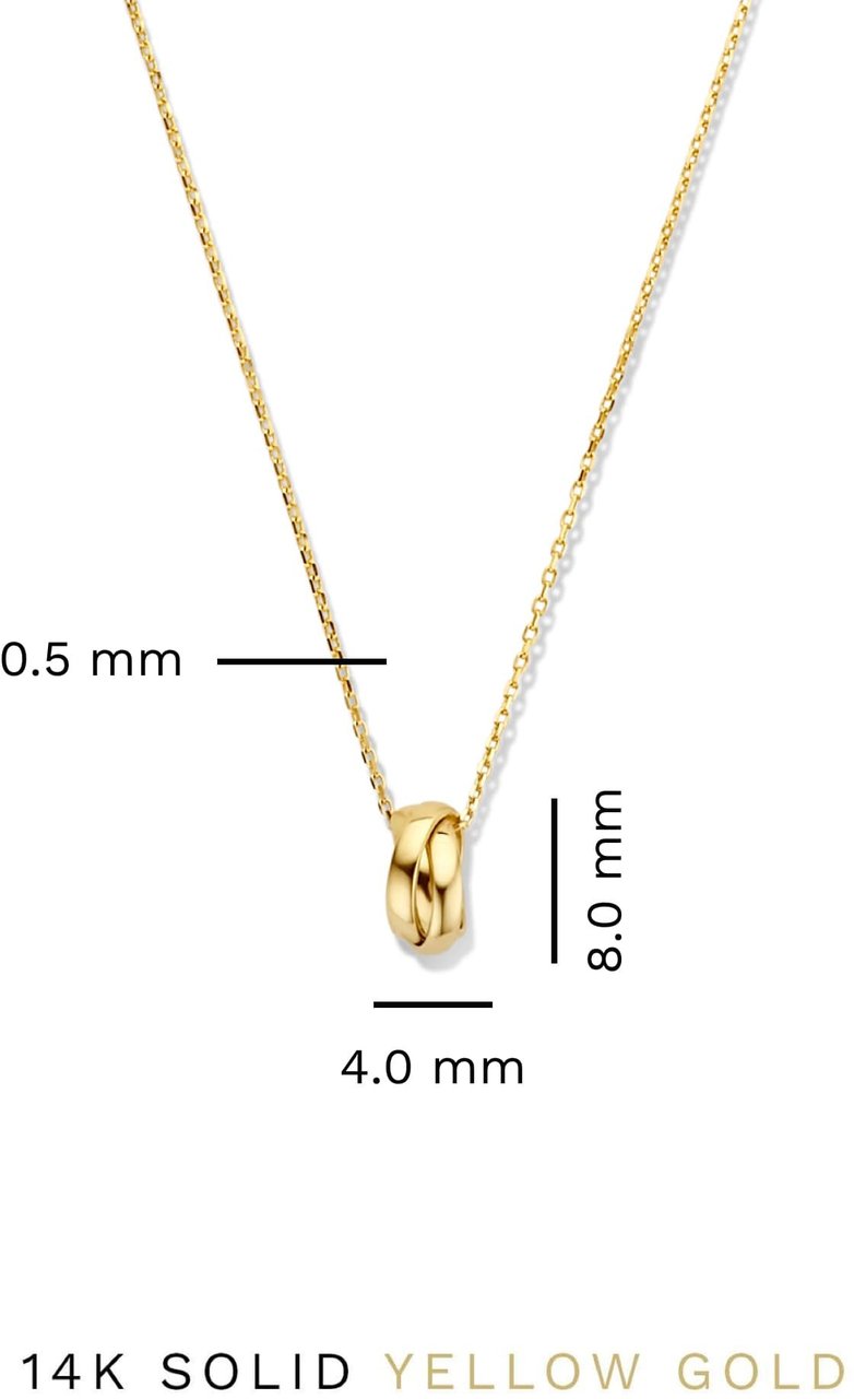 Isabel Bernard Rivoli Meline - Ketting - Goud Goud