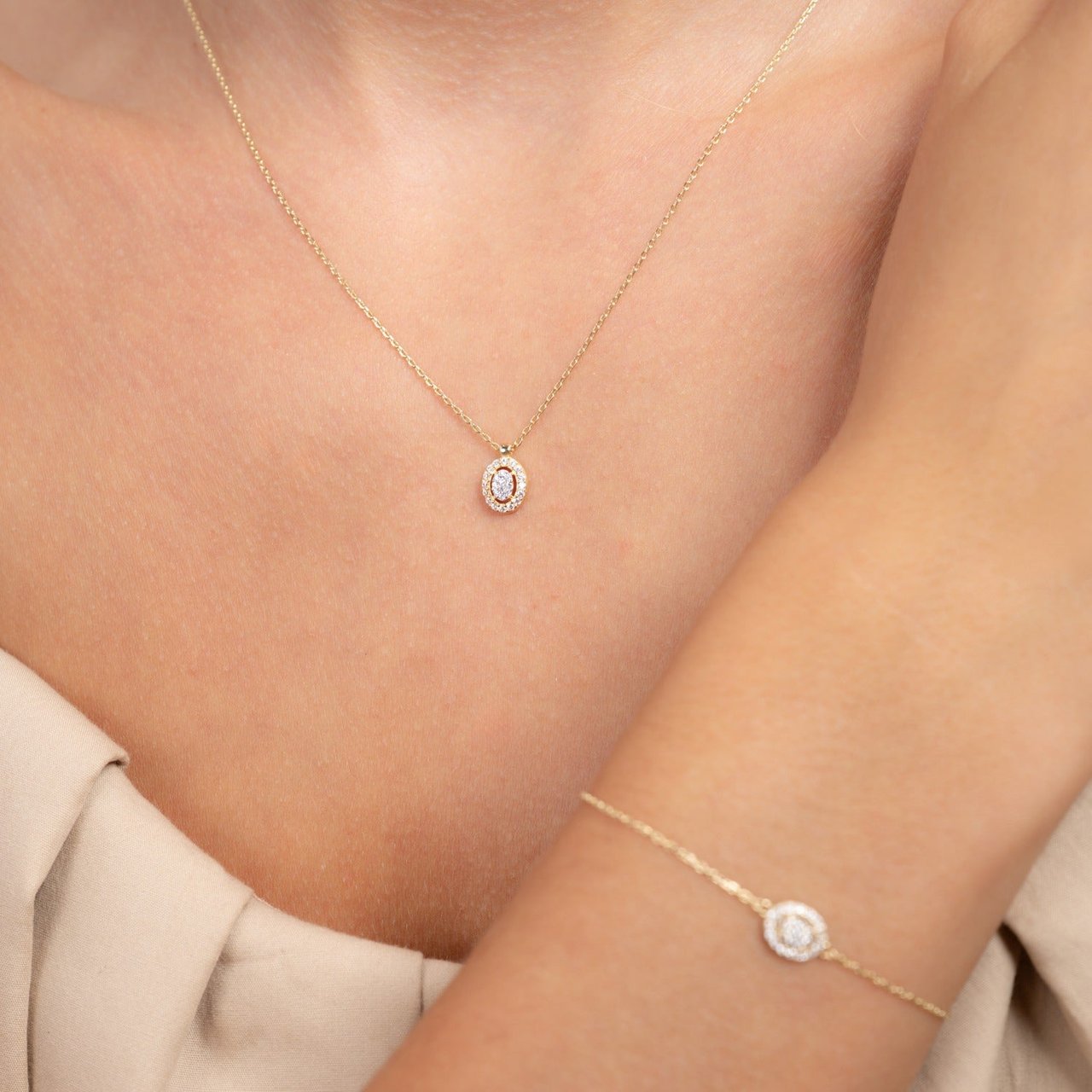Isabel Bernard Le Marais Anne - Ketting - Goud Neutraal