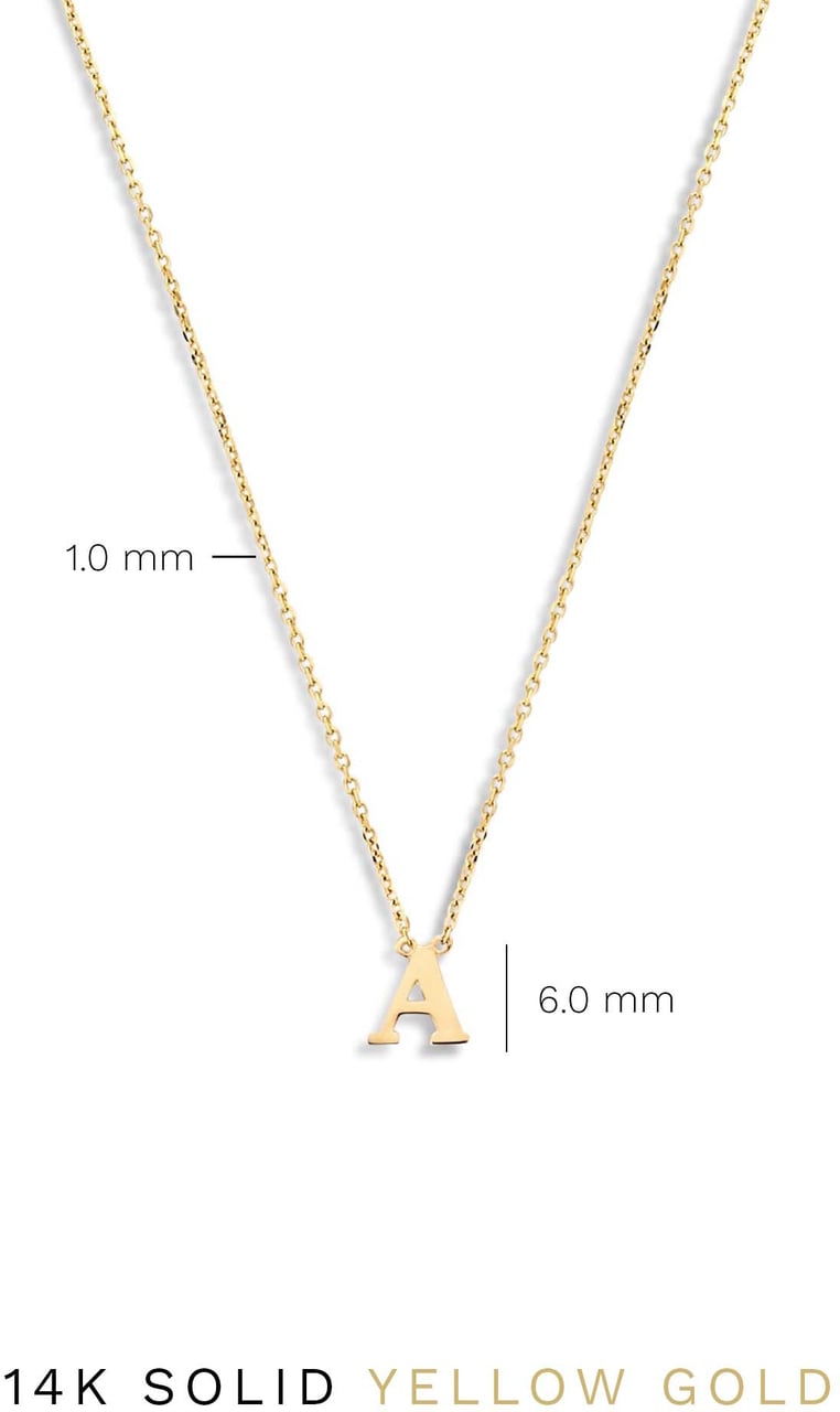 Isabel Bernard Le Marais Chloe - Ketting - Goud - Letter Z Goud