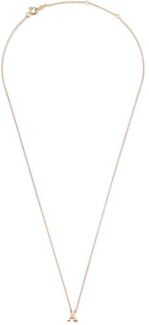 Isabel Bernard Le Marais Chloe - Ketting - Roségoud - Letter T Roze