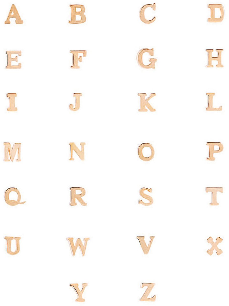 Isabel Bernard Le Marais Chloe - Ketting - Roségoud - Letter T Roze
