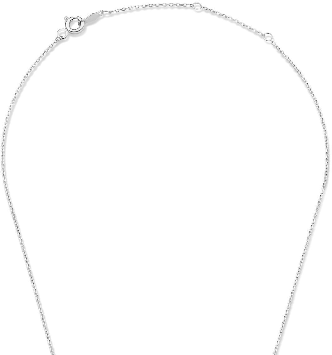 Isabel Bernard Le Marais Chloe - Ketting - Witgoud - Letter Z Zilver