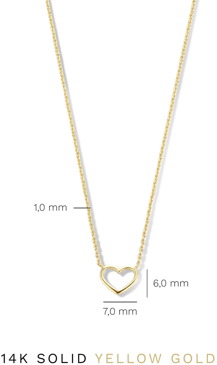 Isabel Bernard La Concorde Amore - Ketting - Goud Goud