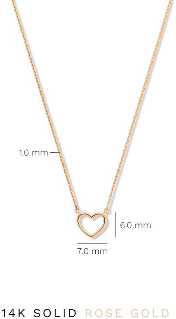 Isabel Bernard La Concorde Amore - Ketting - Roségoud Roze