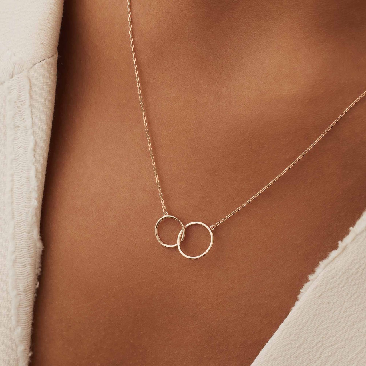 Isabel Bernard Le Marais Loulou - Ketting - Roségoud Roze