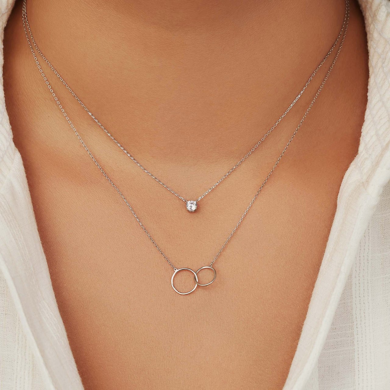 Isabel Bernard Le Marais Loulou - Ketting - Witgoud Zilver