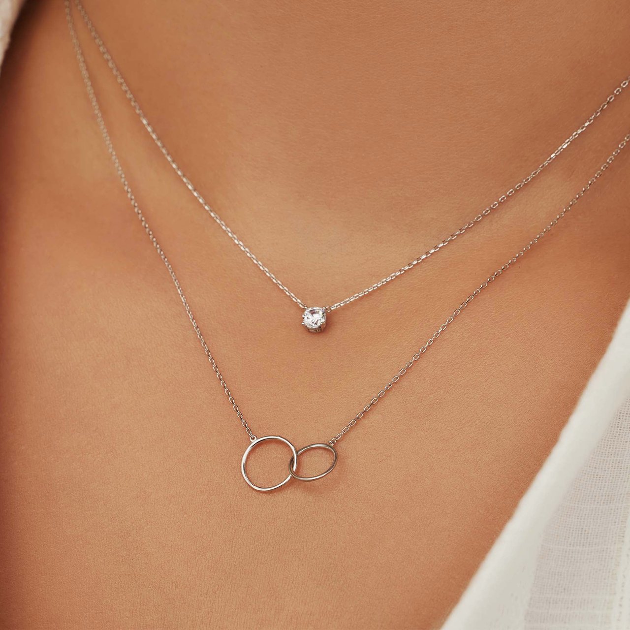 Isabel Bernard Le Marais Loulou - Ketting - Witgoud Zilver