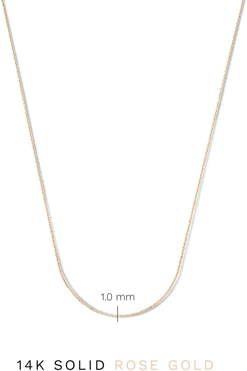 Isabel Bernard Le Marais Nicole - Ketting - Roségoud Roze