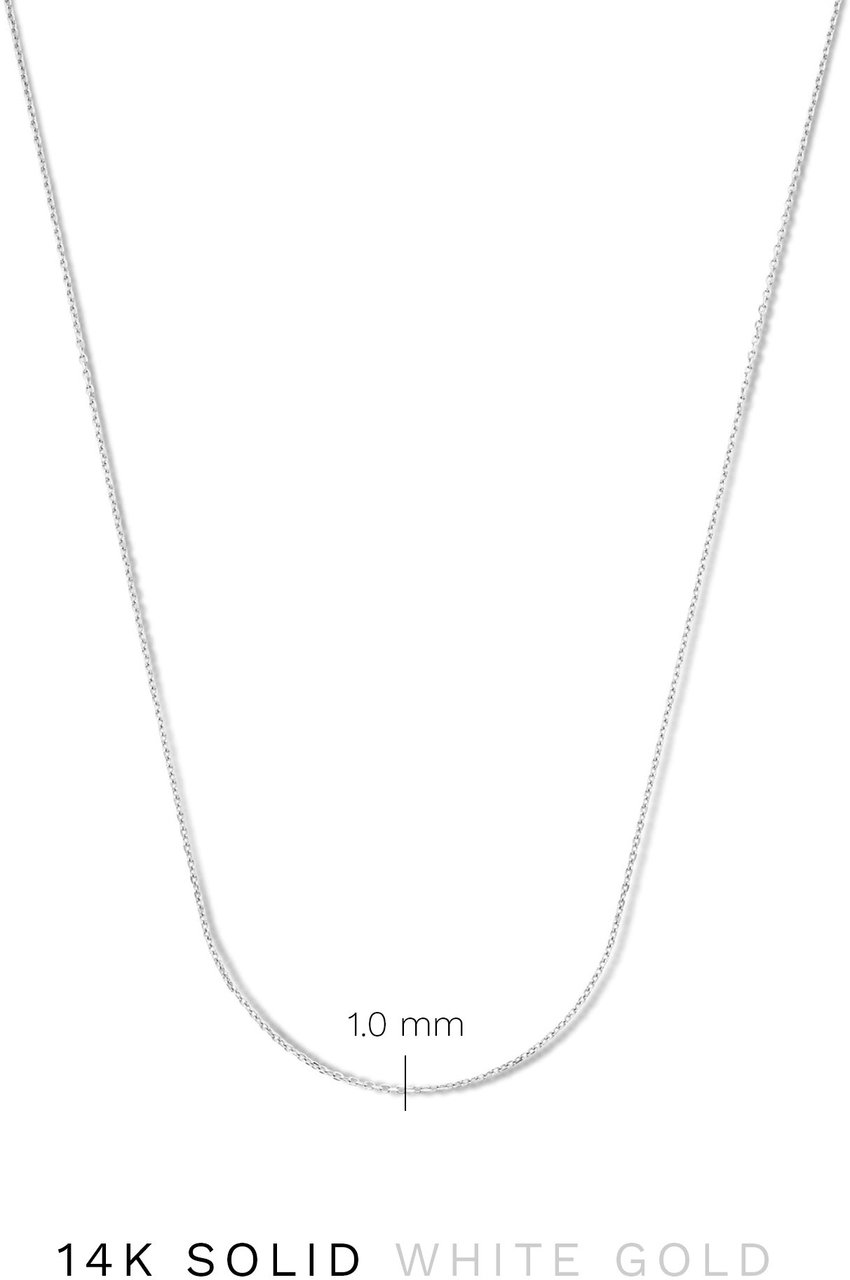 Isabel Bernard Le Marais Nicole - Ketting - Witgoud Zilver