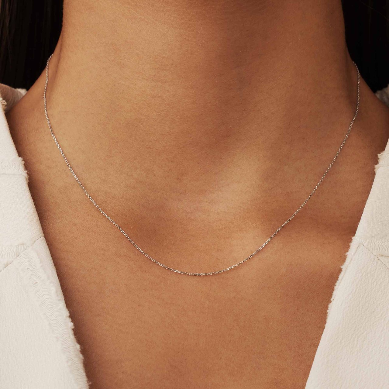 Isabel Bernard Le Marais Nicole - Ketting - Witgoud Zilver