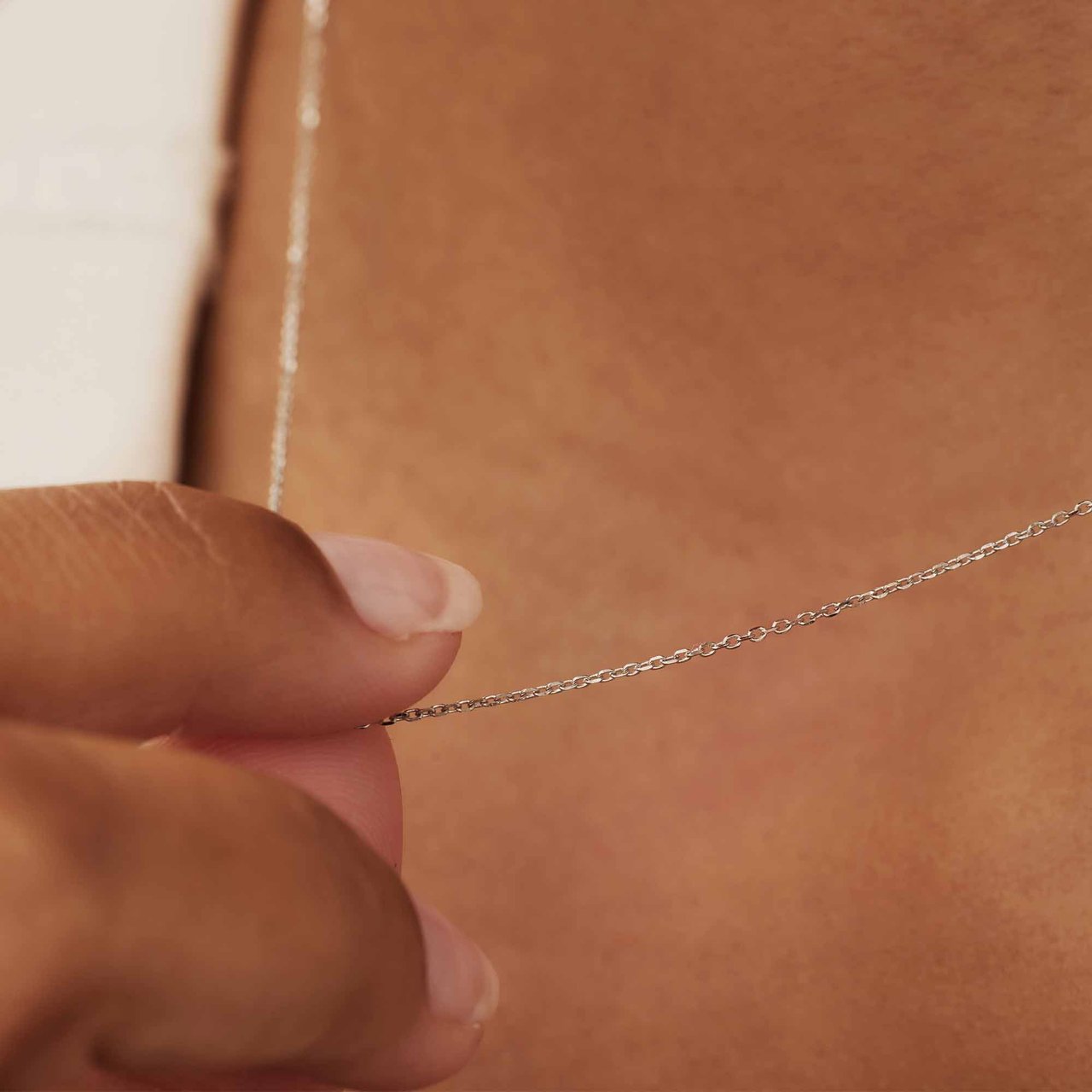 Isabel Bernard Le Marais Nicole - Ketting - Witgoud Zilver