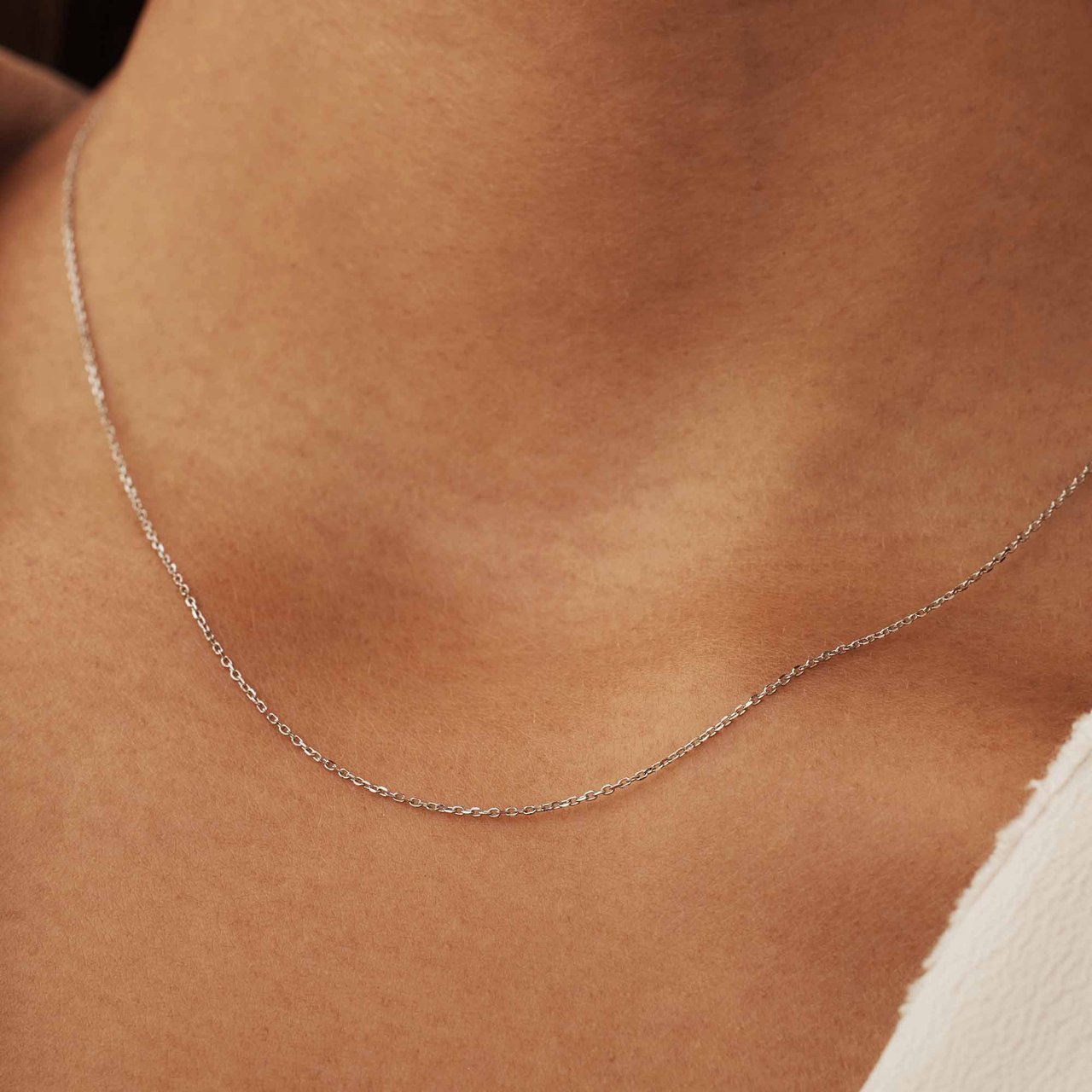 Isabel Bernard Le Marais Nicole - Ketting - Witgoud Zilver