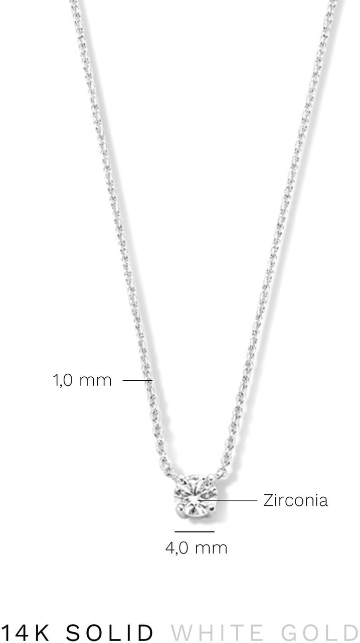 Isabel Bernard La Concorde Garance - Ketting - Witgoud Zilver