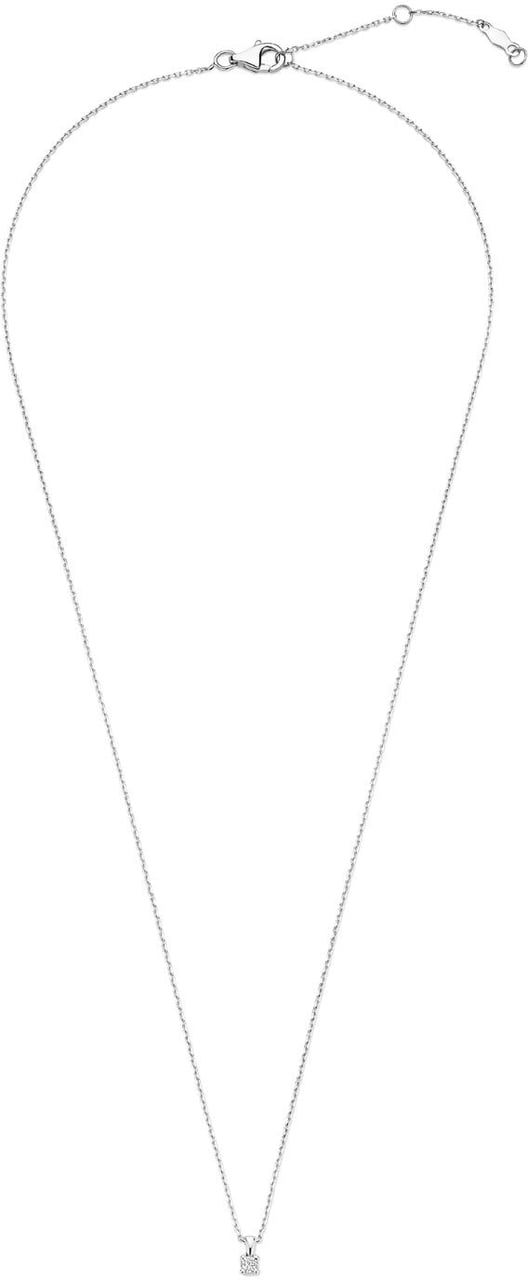 Isabel Bernard De la Paix Celine - Ketting - Witgoud Zilver