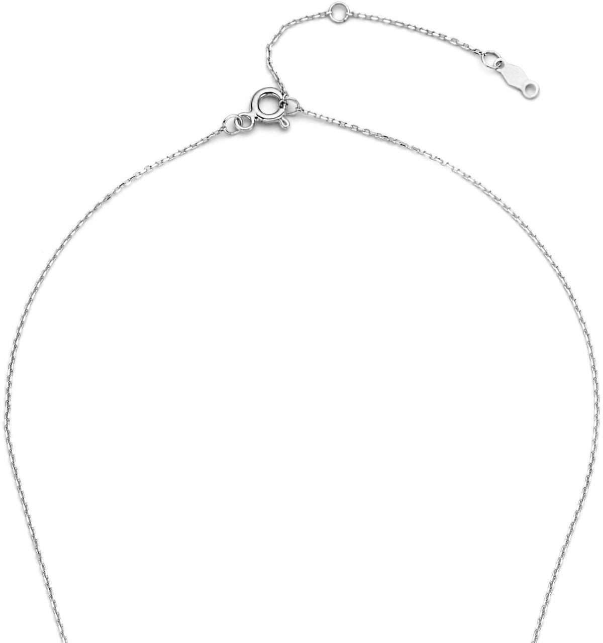 Isabel Bernard De la Paix Hanae - Ketting - Witgoud Zilver