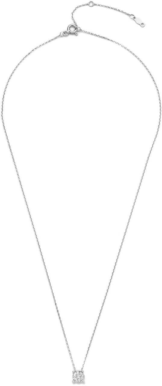 Isabel Bernard De la Paix Hanae - Ketting - Witgoud Zilver