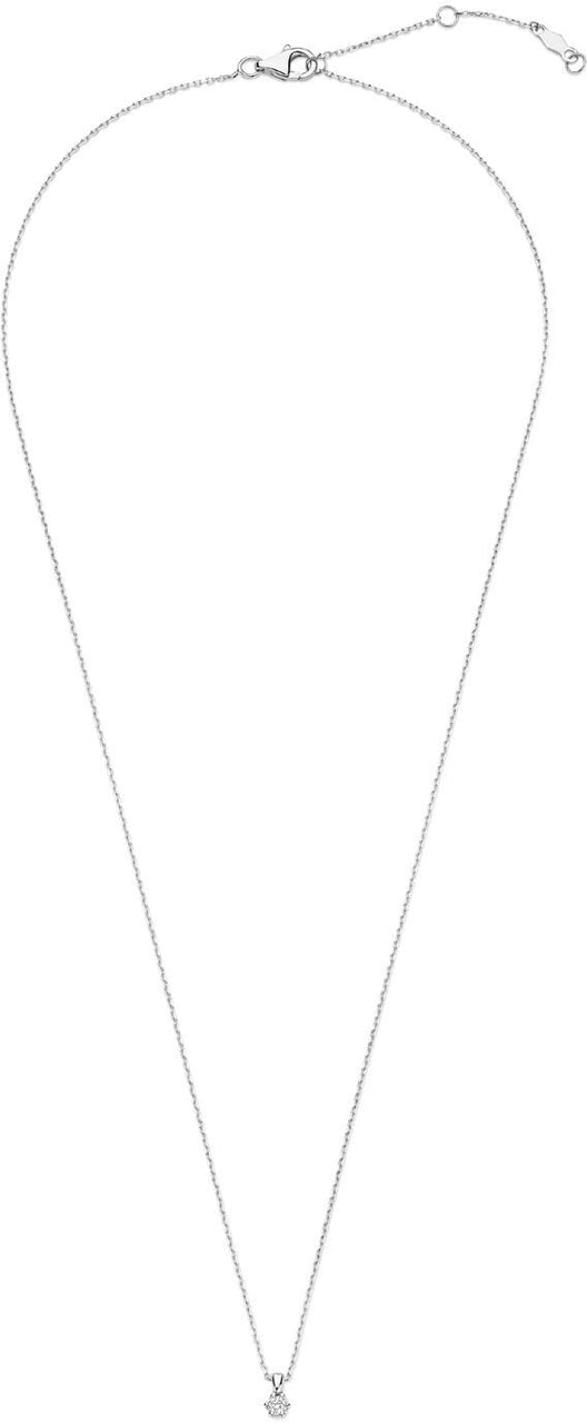 Isabel Bernard De la Paix Emily - Ketting - Witgoud Zilver