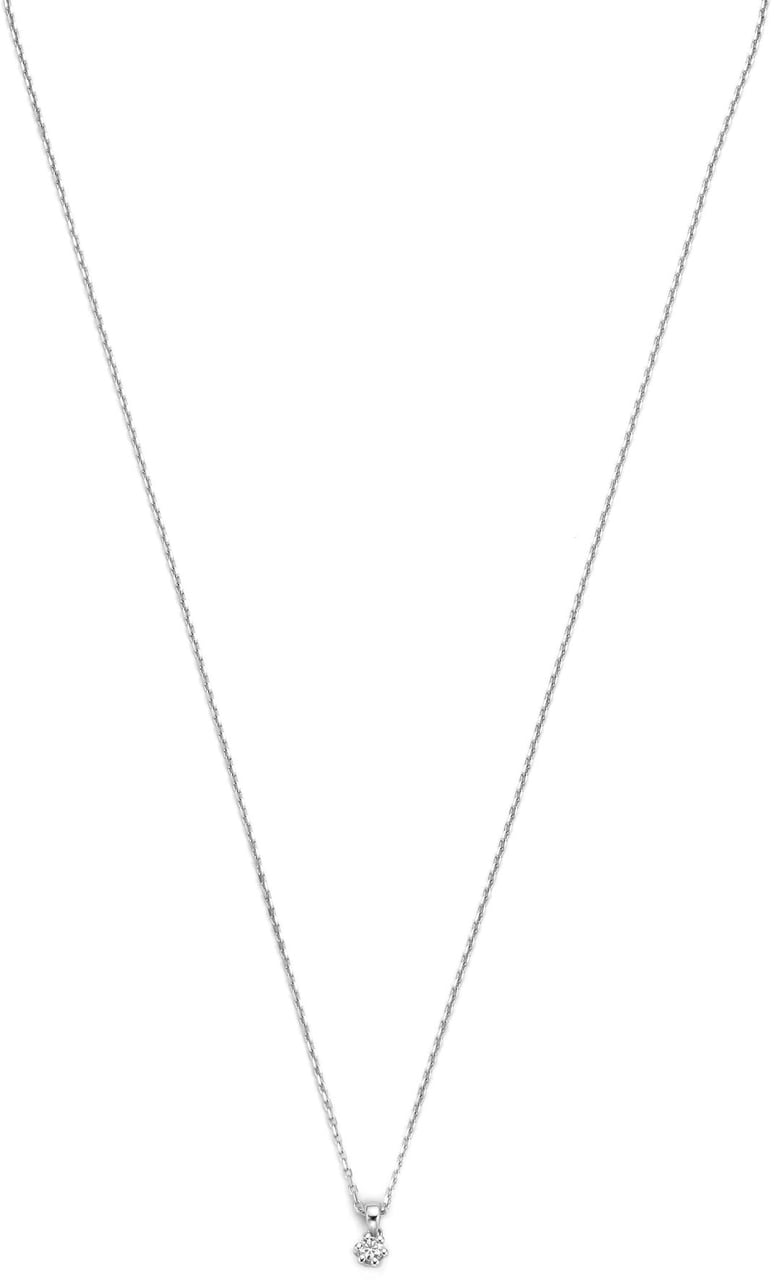 Isabel Bernard De la Paix Emily - Ketting - Witgoud Zilver