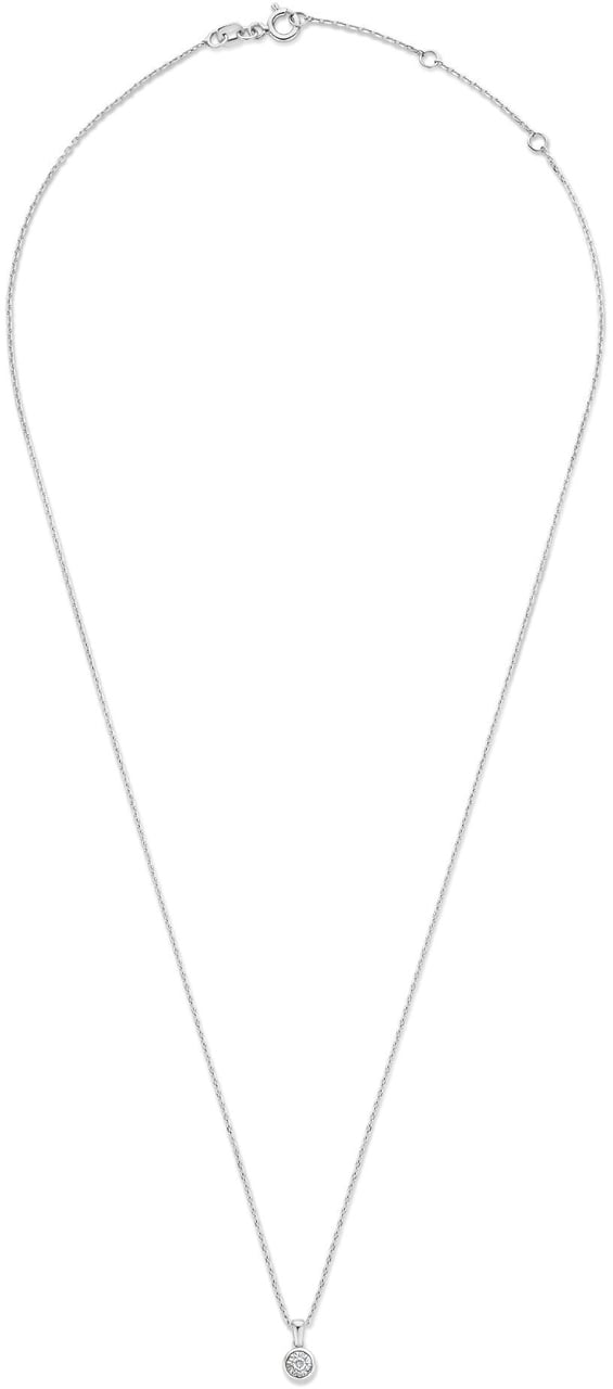 Isabel Bernard De la Paix Inaya - Ketting - Witgoud Zilver