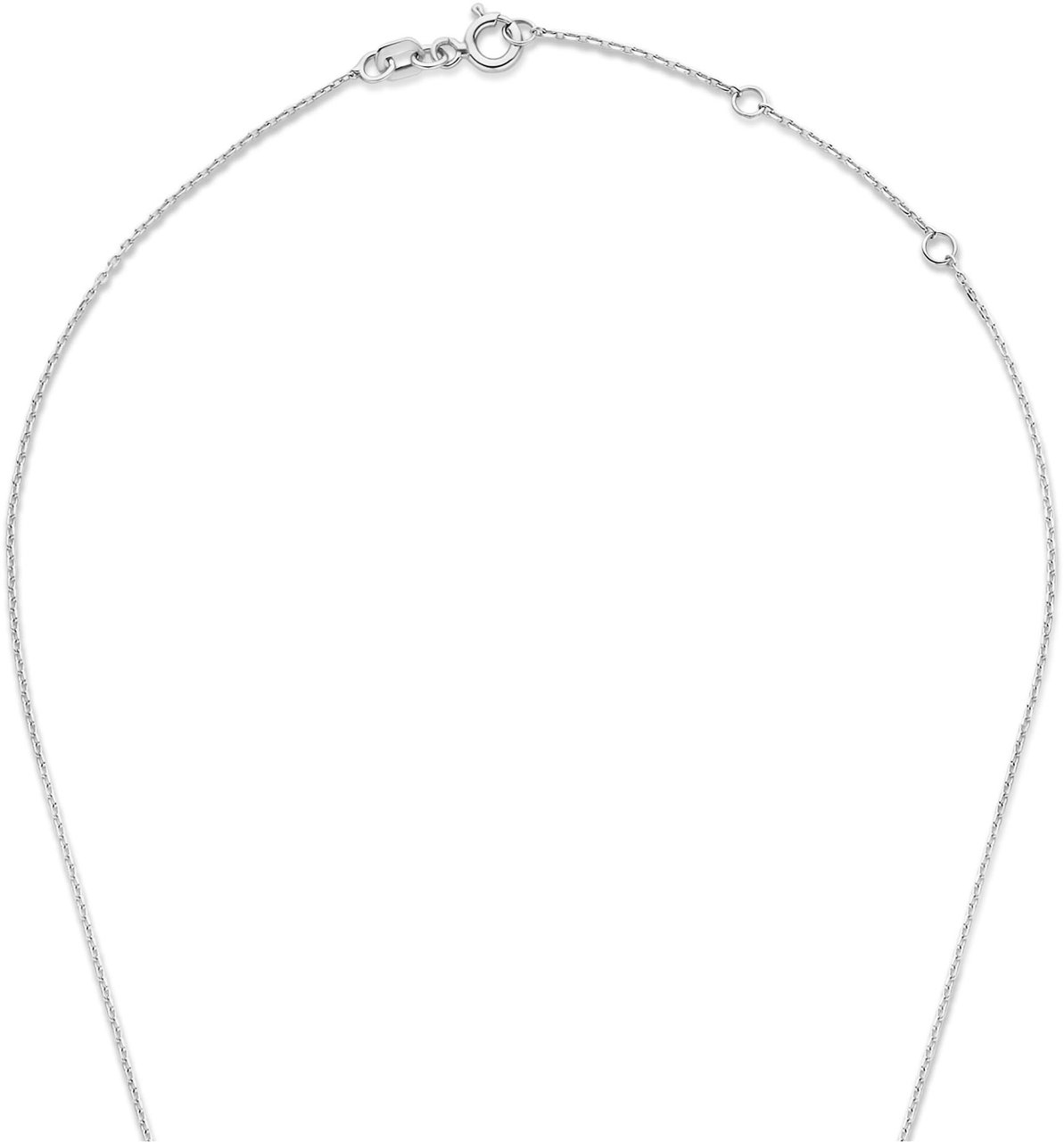 Isabel Bernard De la Paix Inaya - Ketting - Witgoud Zilver