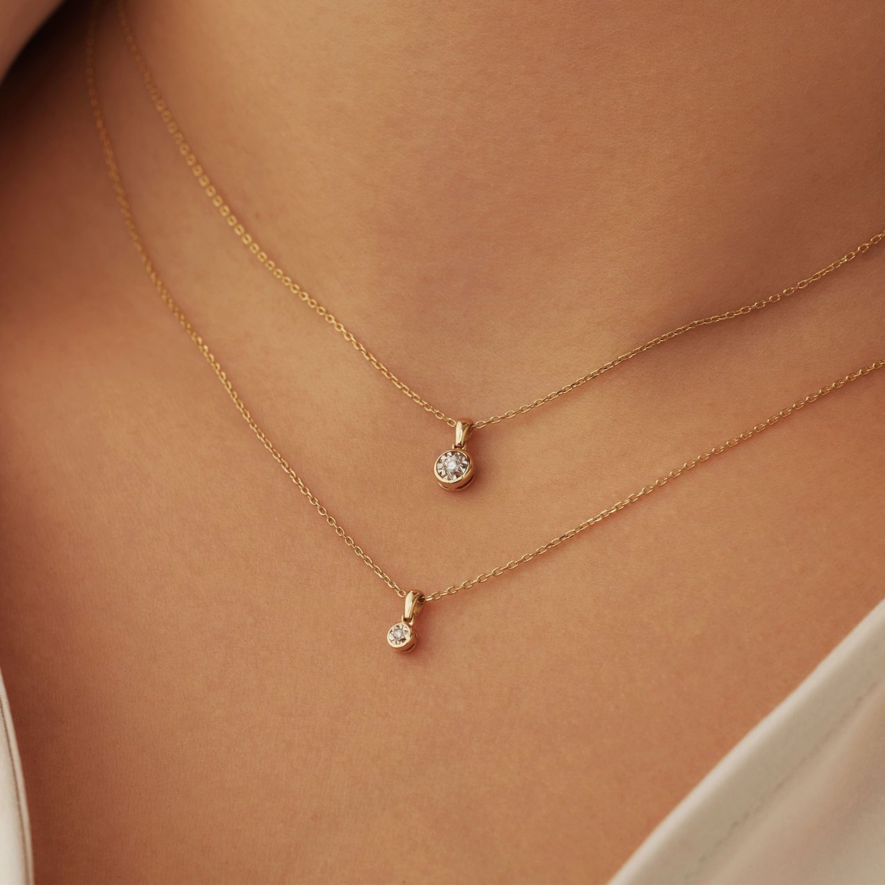 Isabel Bernard De la Paix Inaya - Ketting - Witgoud Goud