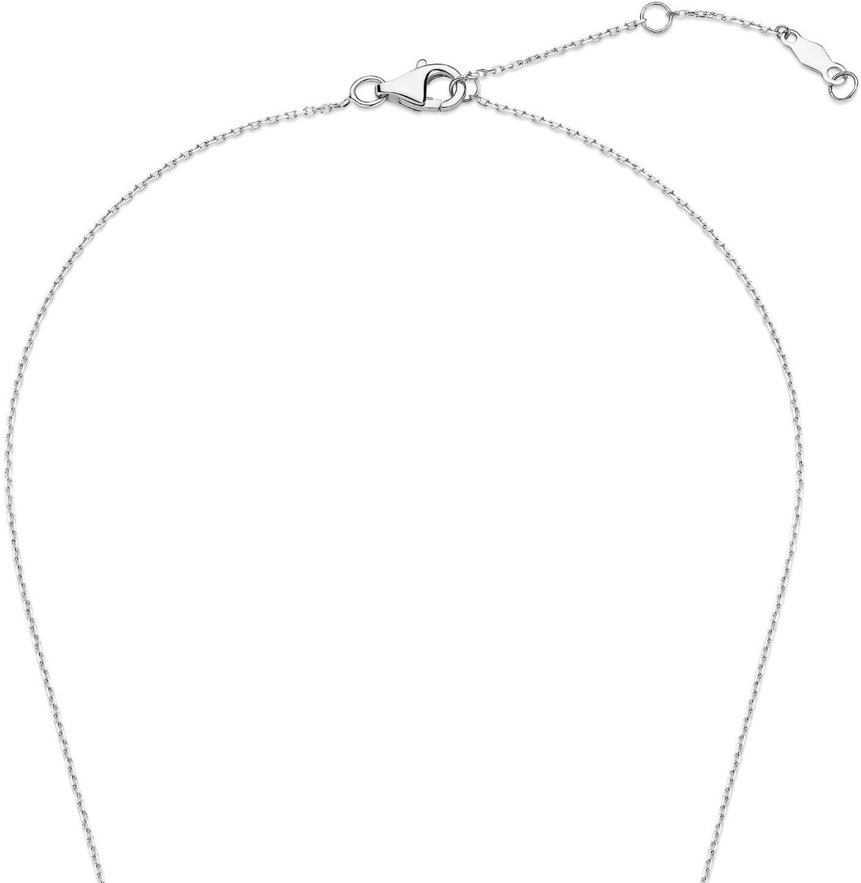 Isabel Bernard De la Paix Maxime - Ketting - Witgoud Zilver