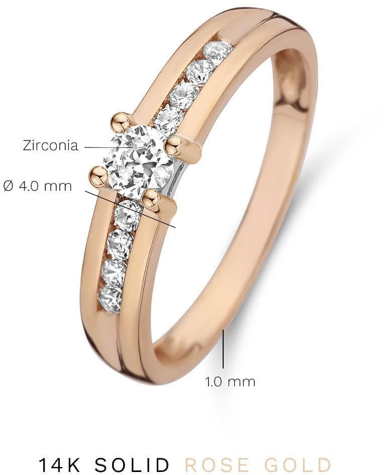 Isabel Bernard Le Marais Estee - Ring - Roségoud Roze