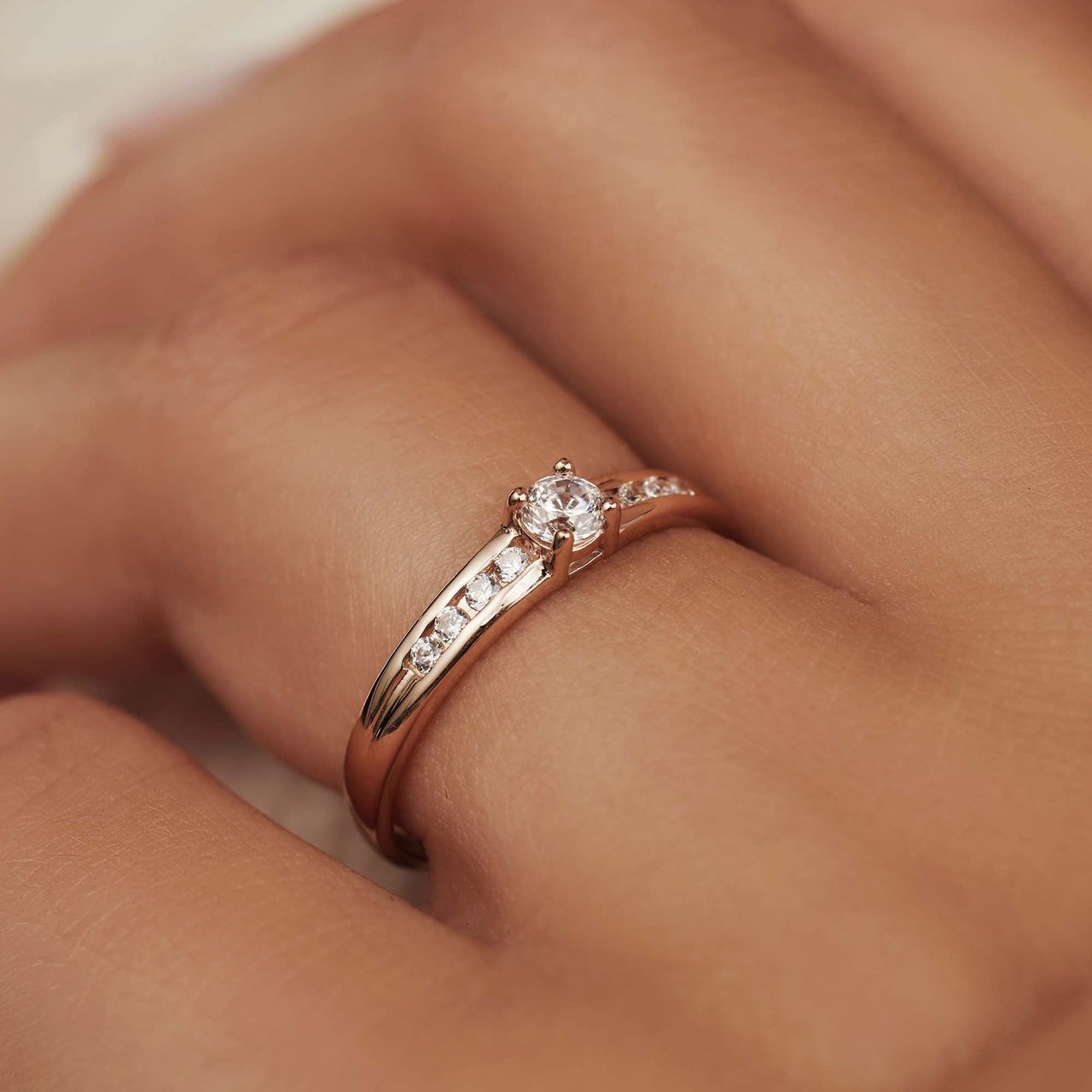 Isabel Bernard Le Marais Estee - Ring - Roségoud Roze