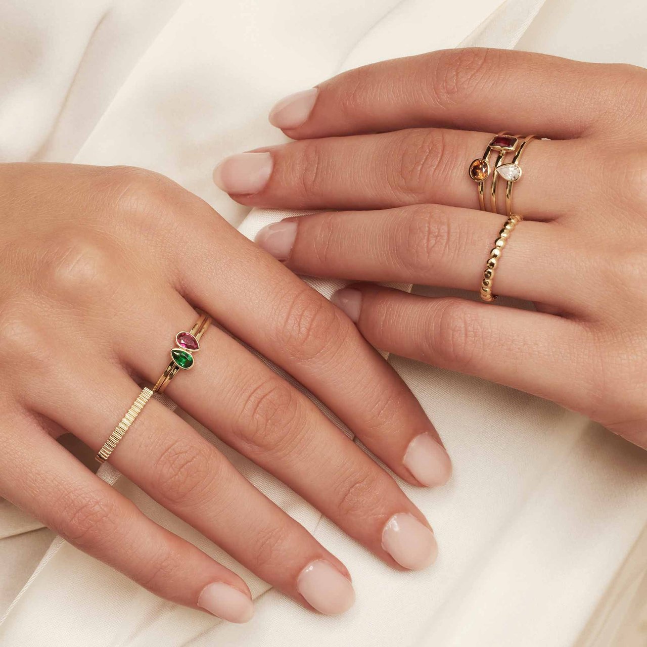Isabel Bernard Baguette Roux - Ring - Goud Rood