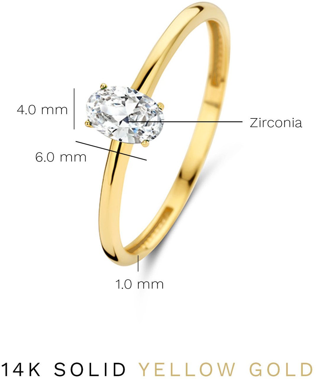 Isabel Bernard Baguette Genevieve - Ring - Goud Goud