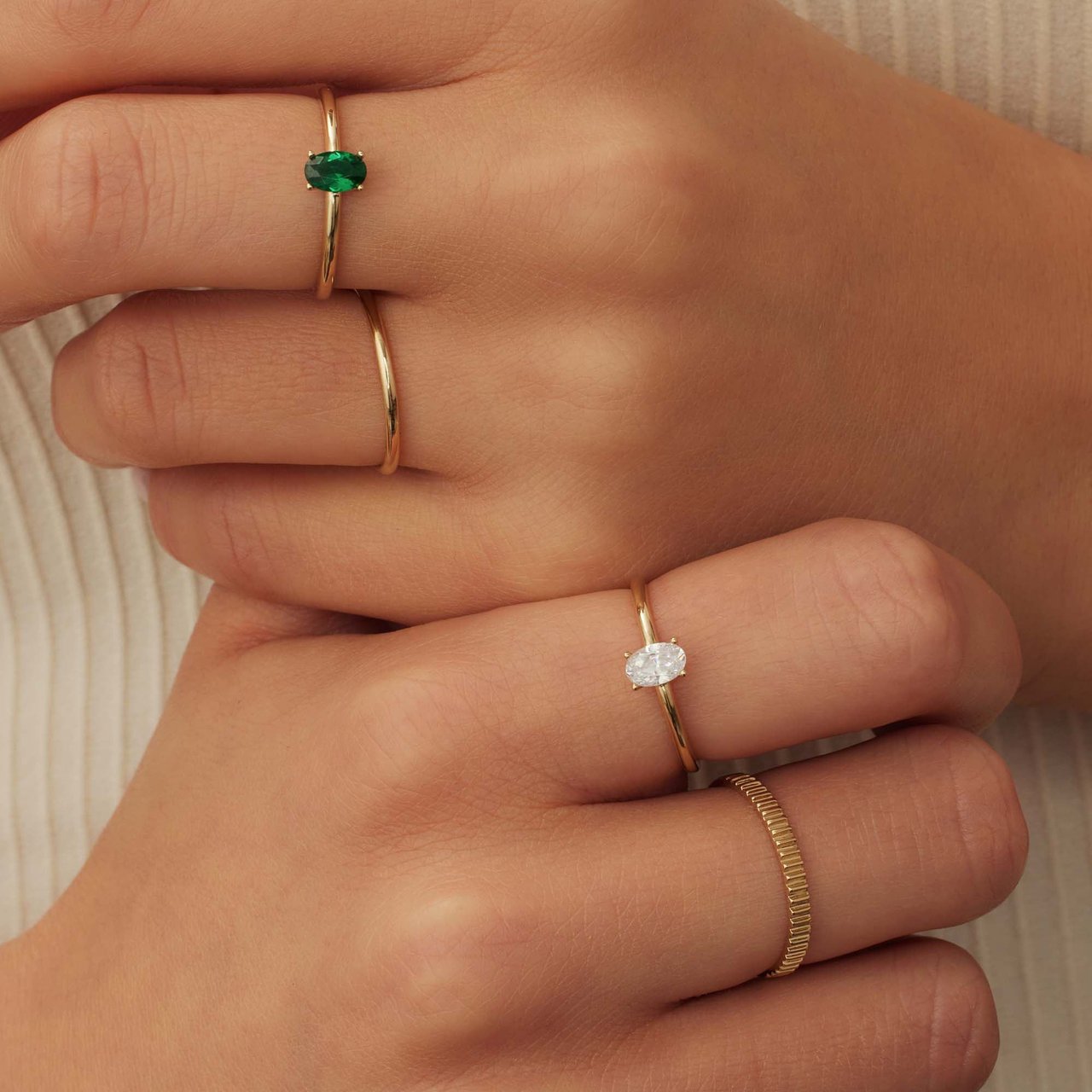 Isabel Bernard Baguette Genevieve - Ring - Goud Goud
